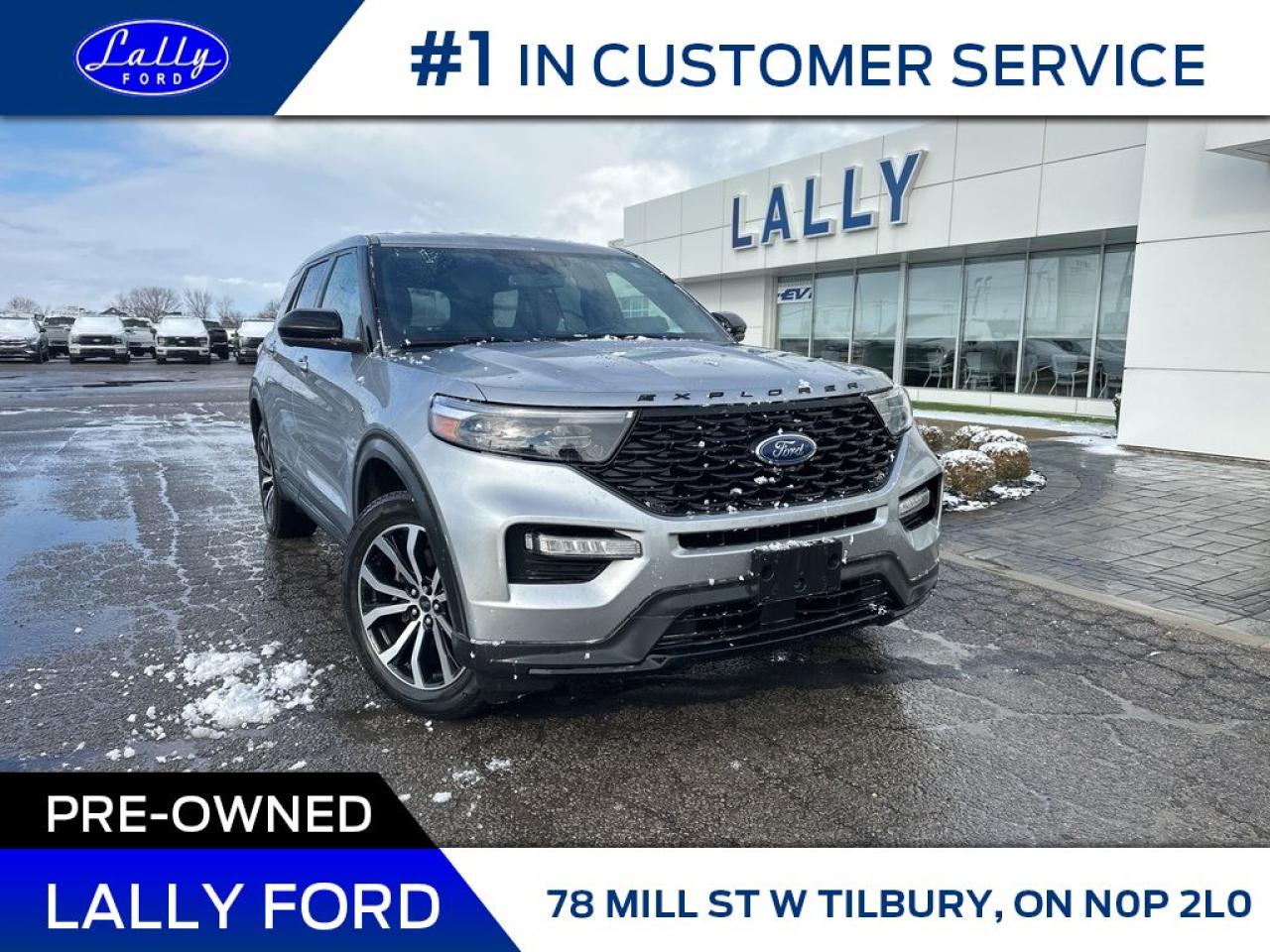 Used 2022 Ford Explorer ST-Line, AWD, One Owner, Nav!! for sale in Tilbury, ON