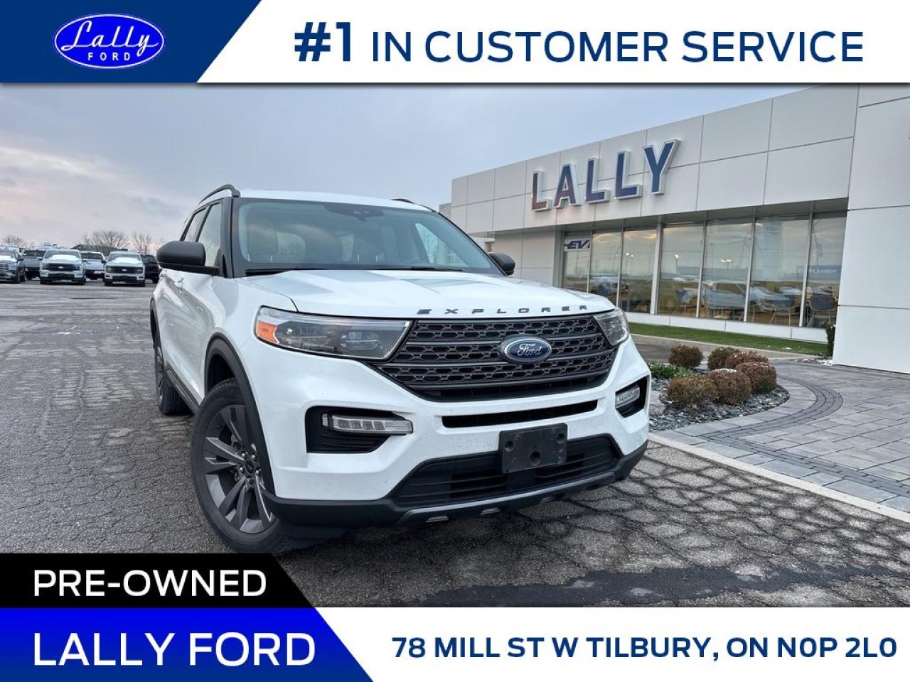 Used 2021 Ford Explorer XLT, Moonroof, Nav, Leather, AWD! for sale in Tilbury, ON