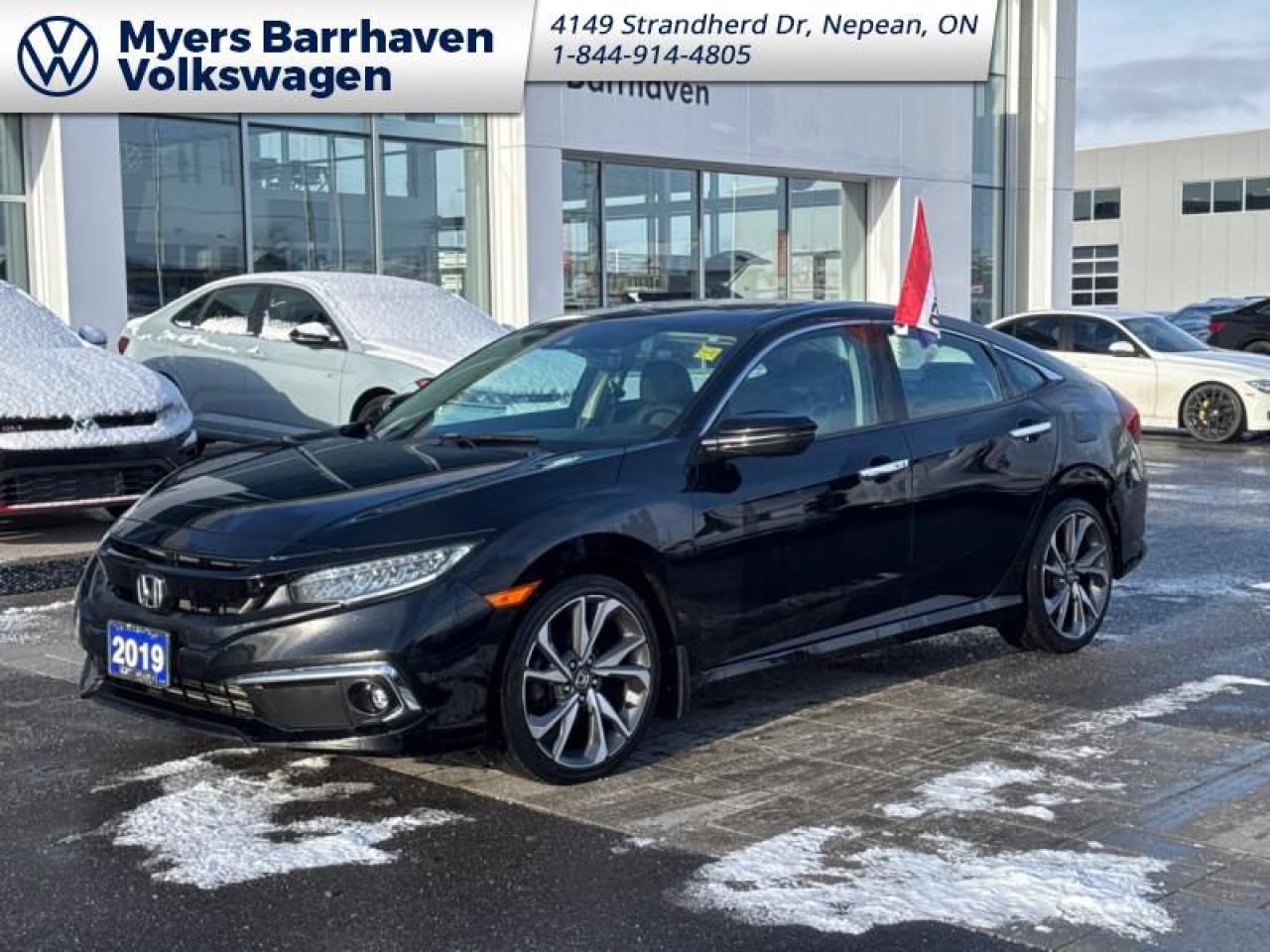 Used 2019 Honda Civic Sedan Touring CVT  - Leather Seats for sale in Nepean, ON