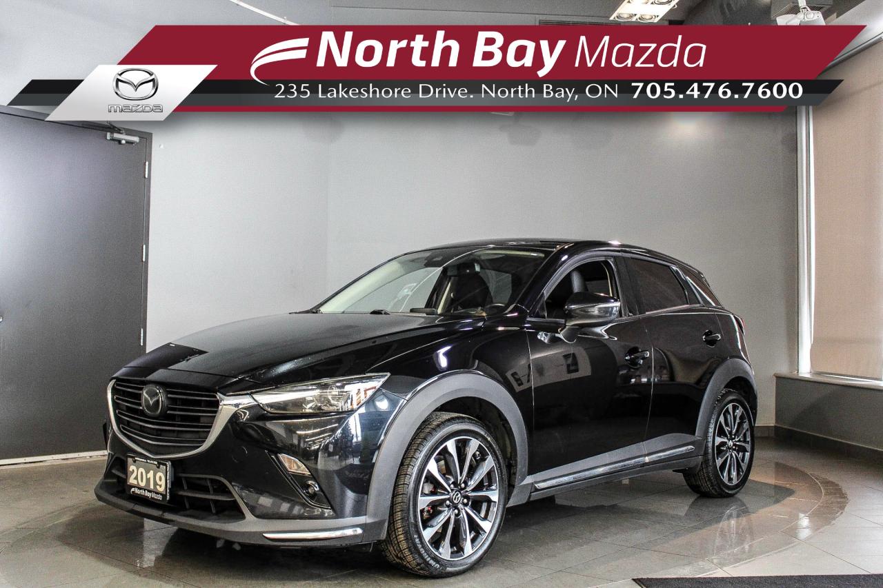 Used 2019 Mazda CX-3 GT AWD - HEATED SEATS/STEERING WHEEL - NAVIGATION - CLEAN CARFAX! for sale in North Bay, ON