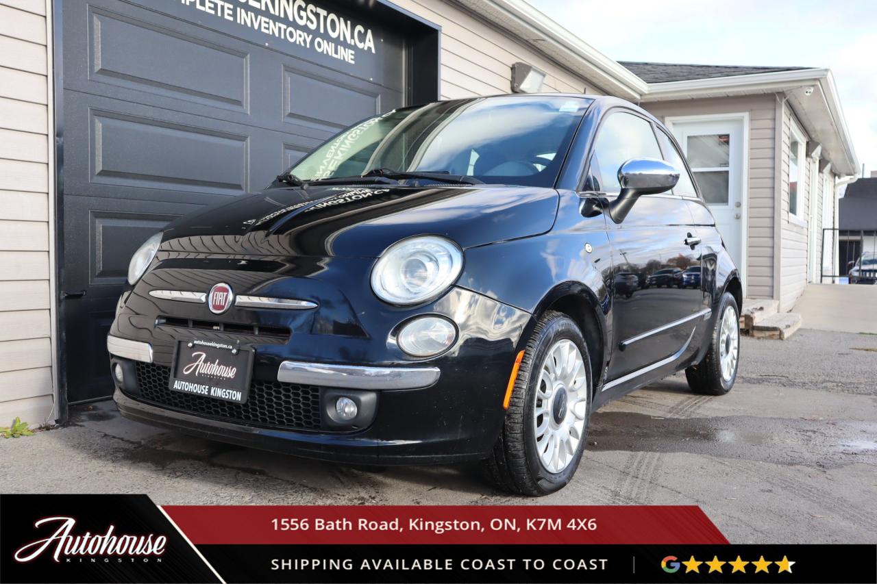 Used 2014 Fiat 500 Lounge ONLY 96,700 KM - LEATHER - SUNROOF for sale in Kingston, ON