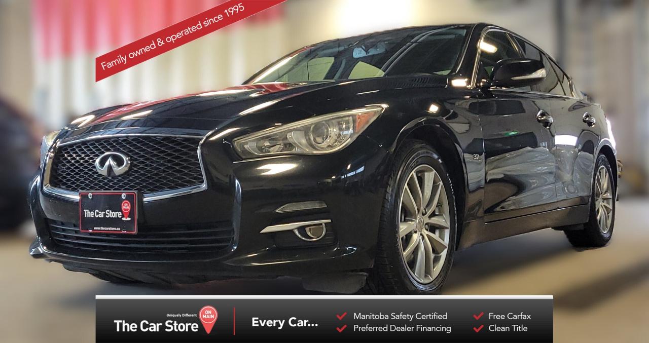 Used 2014 Infiniti Q50 AWD| Heated Seats/Leather/Local/Clean Title for sale in Winnipeg, MB