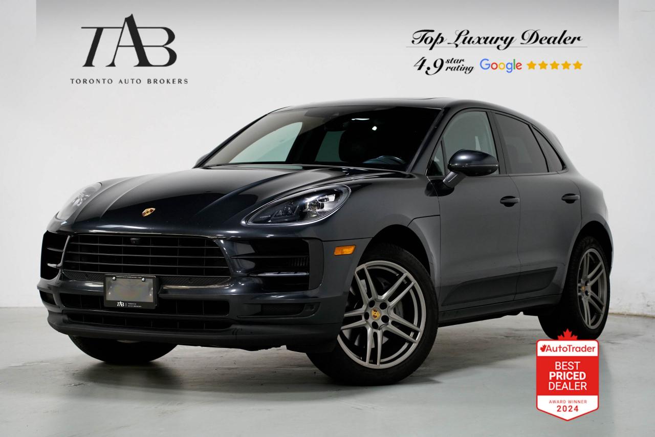 This 2020 Porsche Macan S is a Local Ontario vehicle with Clean Carfax Report. It is a dynamic fusion of power, luxury, and versatility, embodying the spirit of a sports car in a compact SUV. With its exhilarating performance and refined features, this Macan S is built to thrill while ensuring every drive is comfortable and connected. Enhanced with the Premium Plus Package, a BOSE sound system, and striking 20-inch wheels, it radiates both sophistication and sporty appeal.

Key Features:

3.0L Turbocharged V6 Engine
7-Speed Porsche Doppelkupplung (PDK) Transmission
Active All-Wheel Drive 
Premium Plus Package (ventilated front seats, panoramic sunroof, adaptive LED headlights)
BOSE Surround Sound System 
20-Inch Macan S Wheels 
Porsche Active Suspension Management (PASM)
10.9-Inch Touchscreen with Porsche Communication Management (PCM)
Apple CarPlay Compatibility
Leather and Alcantara Upholstery with Heated Front and Rear Seats
Three-Zone Automatic Climate Control
Power Tailgate with Height Adjustment
Advanced Safety Features

NOW OFFERING 3 MONTH DEFERRED FINANCING PAYMENTS ON APPROVED CREDIT.

WE OFFER THE BEST FINANCE RATES, AND DONT CHARGE ANY FEE

Looking for a top-rated pre-owned luxury car dealership in the GTA? Look no further than Toronto Auto Brokers (TAB)! Were proud to have won multiple awards, including the 2024 AutoTrader Best Priced Dealer, 2024 CBRB Dealer Award, the Canadian Choice Award 2024, the 2024 BNS Award, the 2024 Three Best Rated Dealer Award, and many more!

With 30 years of experience serving the Greater Toronto Area, TAB is a respected and trusted name in the pre-owned luxury car industry. Our 30,000 sq.Ft indoor showroom is home to a wide range of luxury vehicles from top brands like BMW, Mercedes-Benz, Audi, Porsche, Land Rover, Jaguar, Aston Martin, Bentley, Maserati, and more. 

At TAB, were committed to providing a no-pressure environment and honest work ethics. As a family-owned and operated business, we treat every customer like family and ensure that every interaction is a positive one. Come experience the TAB Lifestyle at its truest form, luxury car buying has never been more enjoyable and exciting!

We offer a variety of services to make your purchase experience as easy and stress-free as possible. From competitive and simple financing and leasing options to extended warranties, aftermarket services, and full history reports on every vehicle, we have everything you need to make an informed decision. We welcome every trade, even if youre just looking to sell your car without buying, and when it comes to financing or leasing, we offer same day approvals, with access to over 50 lenders, including all of the banks in Canada. Feel free to check out your own Equifax credit score without affecting your credit score, simply click on the Equifax tab above and see if you qualify.

So if youre looking for a luxury pre-owned car dealership in Toronto, look no further than TAB! We proudly serve the GTA, including Toronto, Etobicoke, Woodbridge, North York, York Region, Vaughan, Thornhill, Richmond Hill, Mississauga, Scarborough, Markham, Oshawa, Peteborough, Hamilton, Newmarket, Orangeville, Aurora, Brantford, Barrie, Kitchener, Niagara Falls, Oakville.

Call us today or visit our website to learn more about our inventory and services. And remember, all prices exclude applicable taxes and licensing, and vehicles can be certified at an additional cost of $799.


Awards