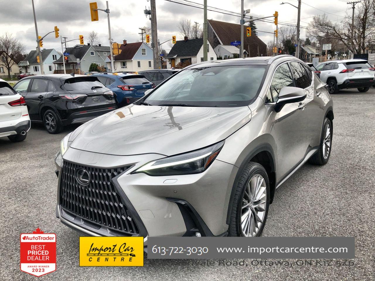 Used 2022 Lexus NX 350h HYBRID!  ULTRA LUXURY PKG, LEATHER, PANO. ROOF, NA for sale in Ottawa, ON