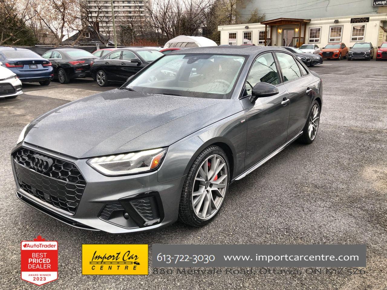 Used 2023 Audi A4 45 Progressiv S LINE COMPETITION, LEATHER, ROOF, N for sale in Ottawa, ON