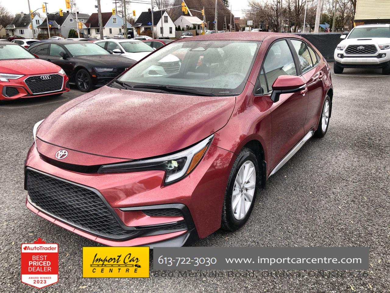 Used 2024 Toyota Corolla SE DYNAMIC CRUISE CTRL, HTD. SEATS, BK. CAM, ALLOY for sale in Ottawa, ON