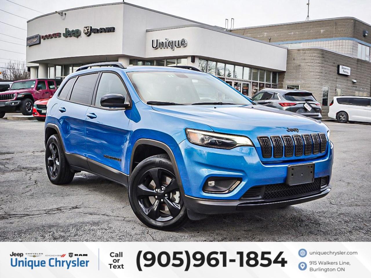 Used 2022 Jeep Cherokee Altitude 4x4| PANO ROOF| LEATHER| NAV| for sale in Burlington, ON