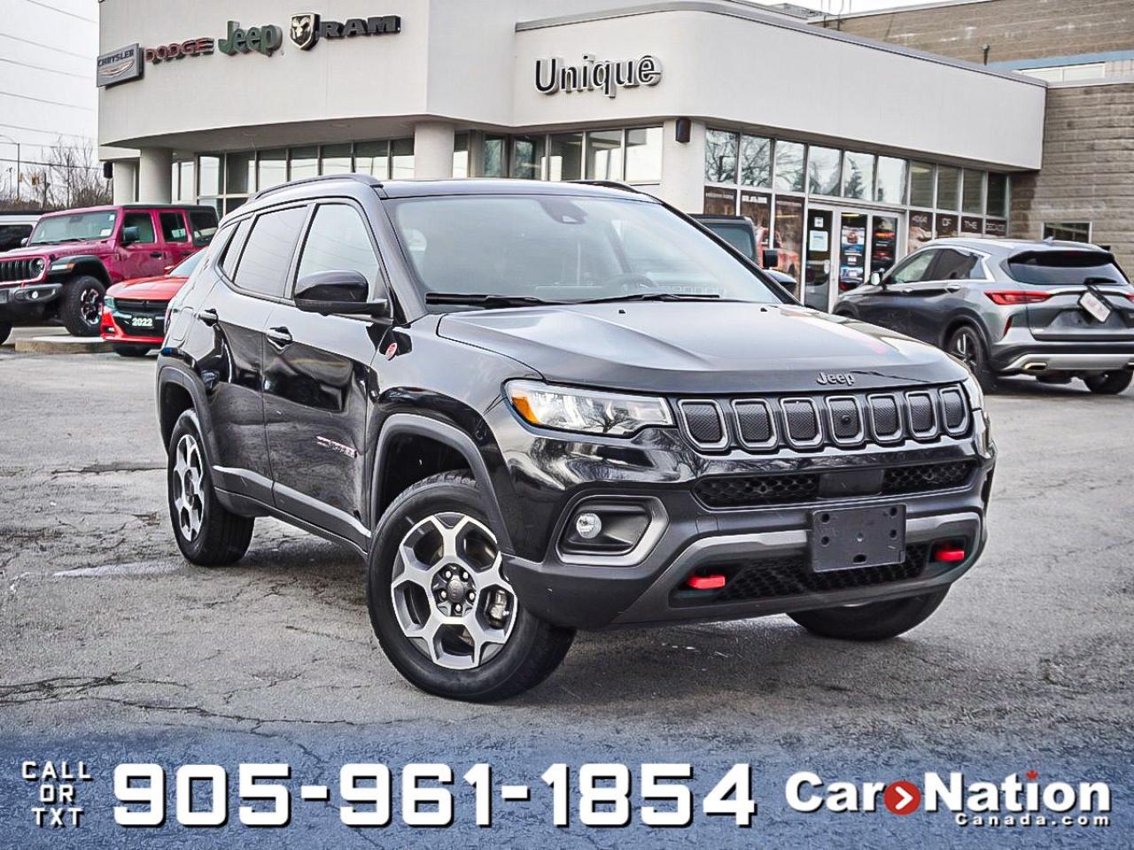 Used 2022 Jeep Compass Trailhawk 4x4| PANO ROOF| NAV| DRIVER ASSIST GRP| for sale in Burlington, ON