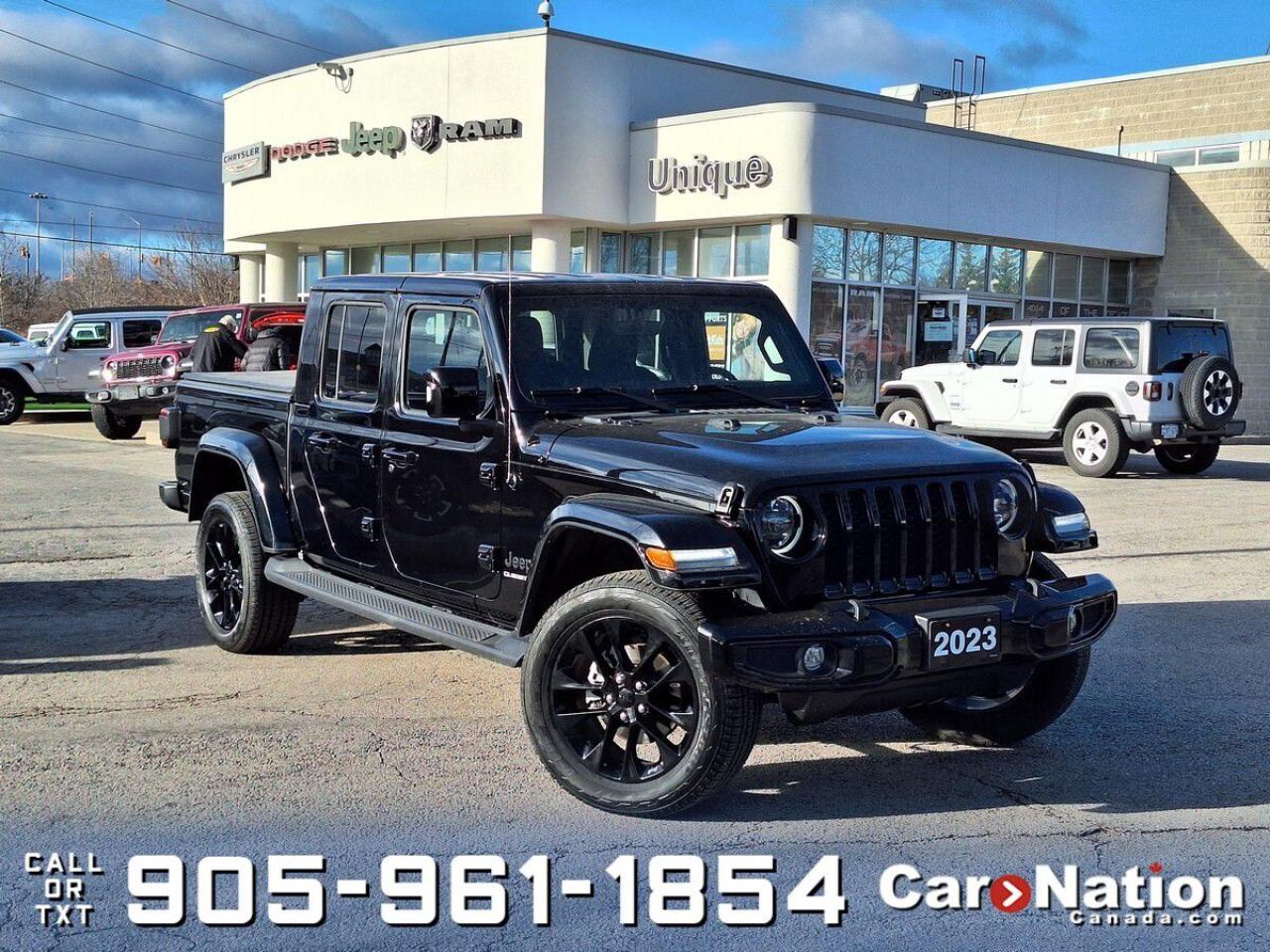 Used 2023 Jeep Gladiator High Altitude 4x4| QUILTED LEATHER| NAV| LOW KM'S| for sale in Burlington, ON