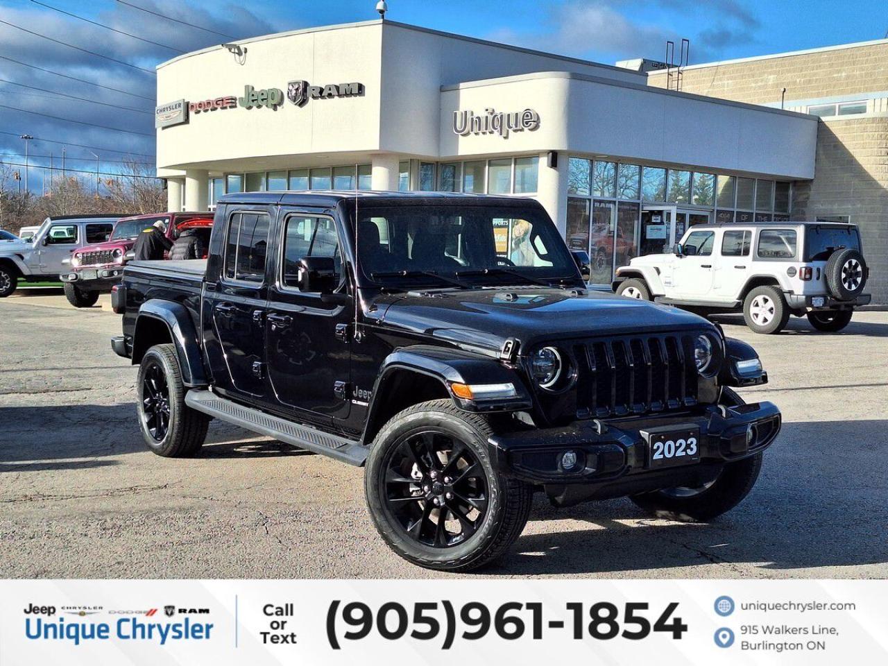 Used 2023 Jeep Gladiator High Altitude 4x4| QUILTED LEATHER| NAV| LOW KM'S| for sale in Burlington, ON