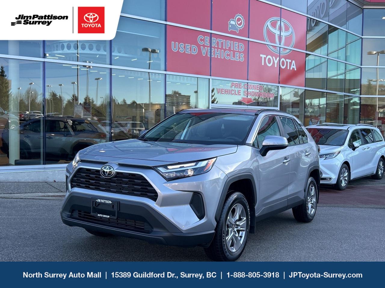 Jim Pattison Toyota Surrey sells & services new & used Toyota vehicles throughout the Lower Mainland. Financing available OAC.  Price does not include $595 documentation, $395 Used car finance placement fee if applicable and taxes. D#6701