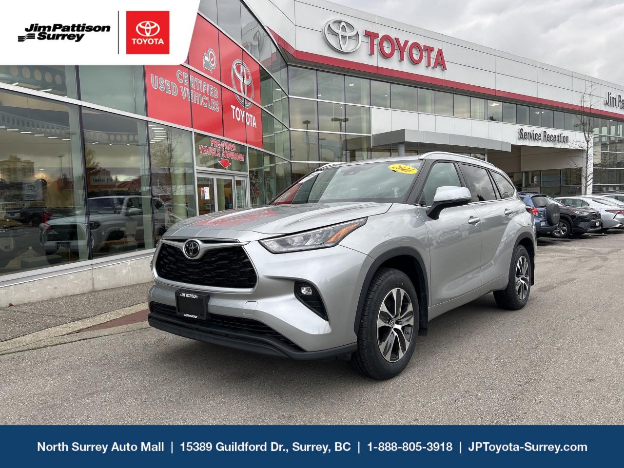 Jim Pattison Toyota Surrey sells & services new & used Toyota vehicles throughout the Lower Mainland. Financing available OAC.  Price does not include $595 documentation, $395 Used car finance placement fee if applicable and taxes. D#6701