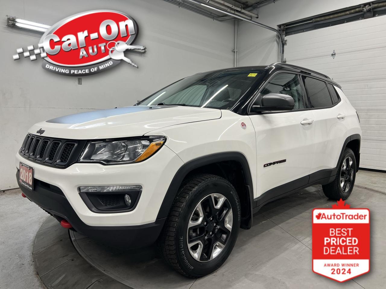 Used 2018 Jeep Compass TRAILHAWK 4x4 |PANO ROOF |LEATHER |BLIND SPOT |NAV for sale in Ottawa, ON