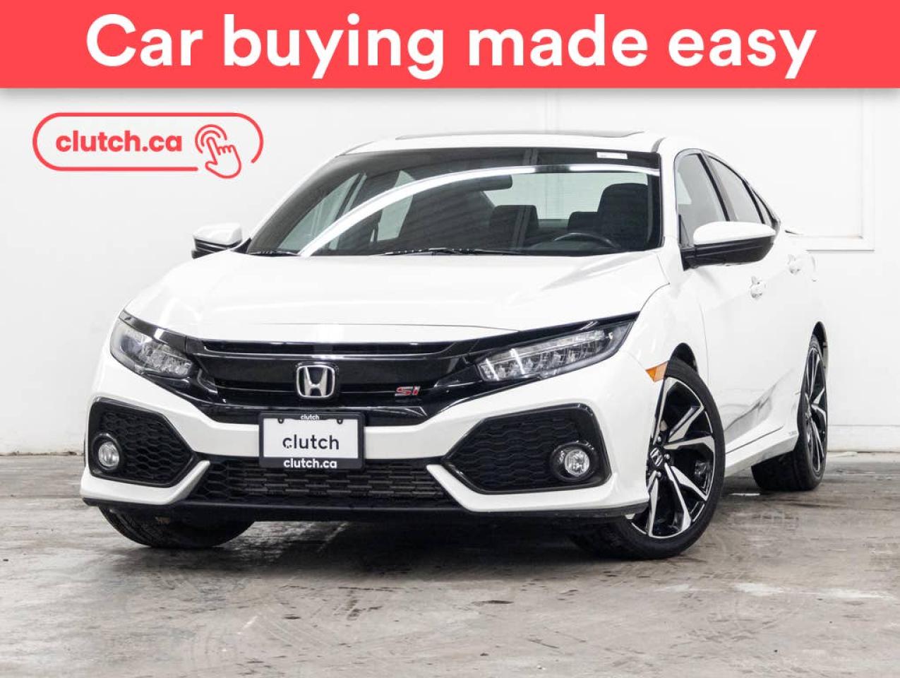 Used 2017 Honda Civic Si w/ Apple CarPlay & Android Auto, Power Moonroof, Nav for sale in Toronto, ON