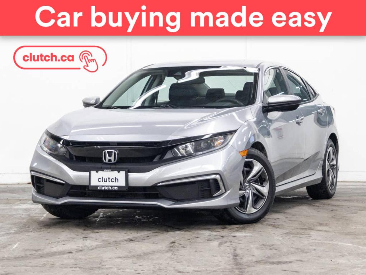 Used 2019 Honda Civic LX w/ Apple CarPlay & Android Auto, Heated Front Seats, Rearview Camera for sale in Toronto, ON