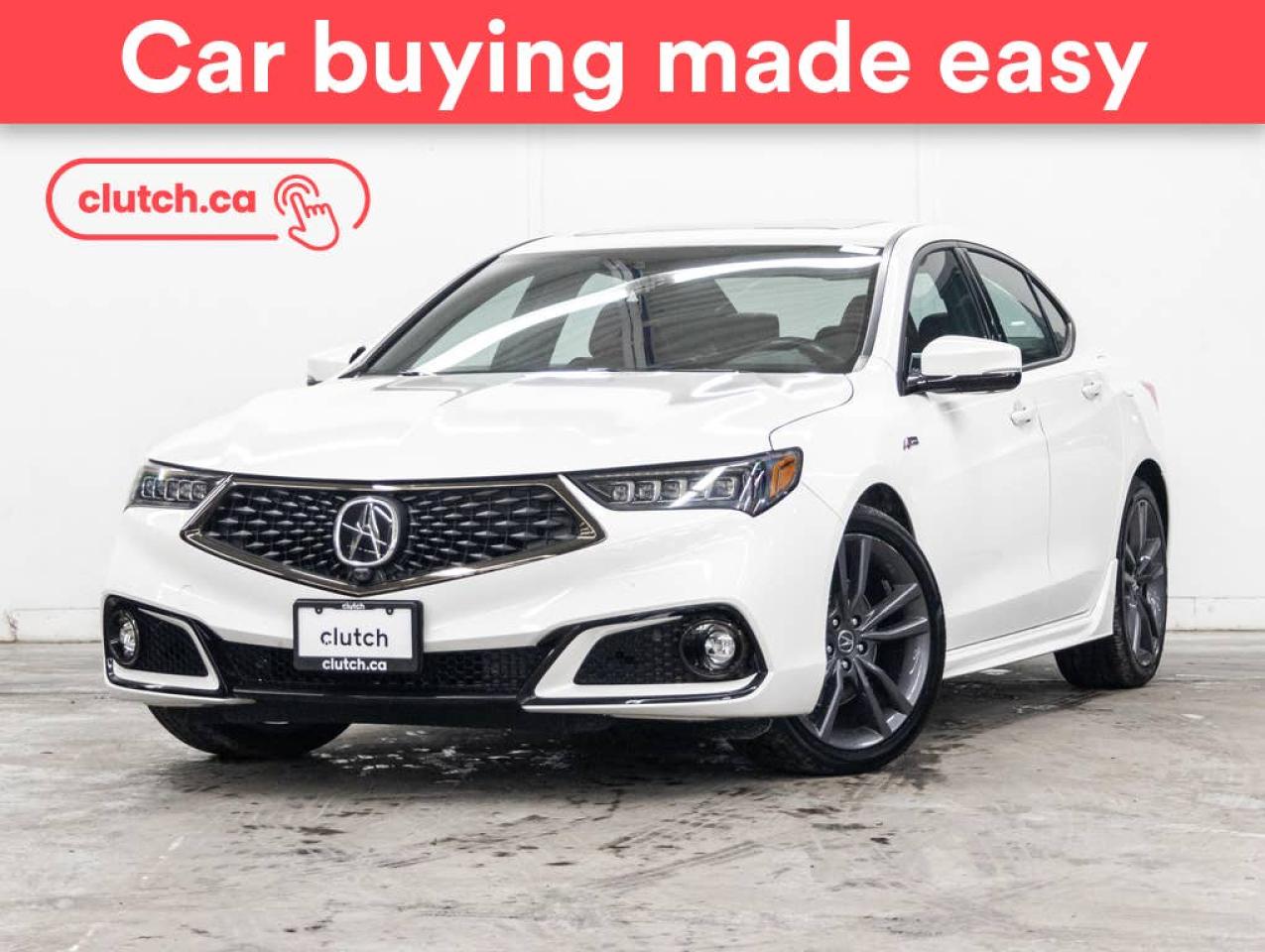 Used 2020 Acura TLX SH-AWD Elite A-Spec w/ Apple CarPlay & Android Auto, Power Moonroof, Nav for sale in Toronto, ON