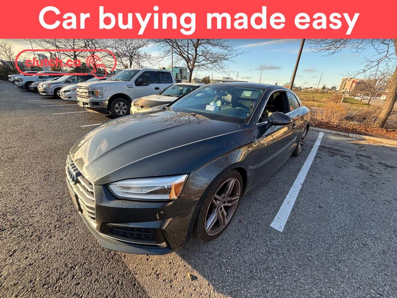 Used 2018 Audi A5 Progressiv AWD w/ Apple CarPlay, Tri Zone A/C, Power Sunroof for sale in Toronto, ON