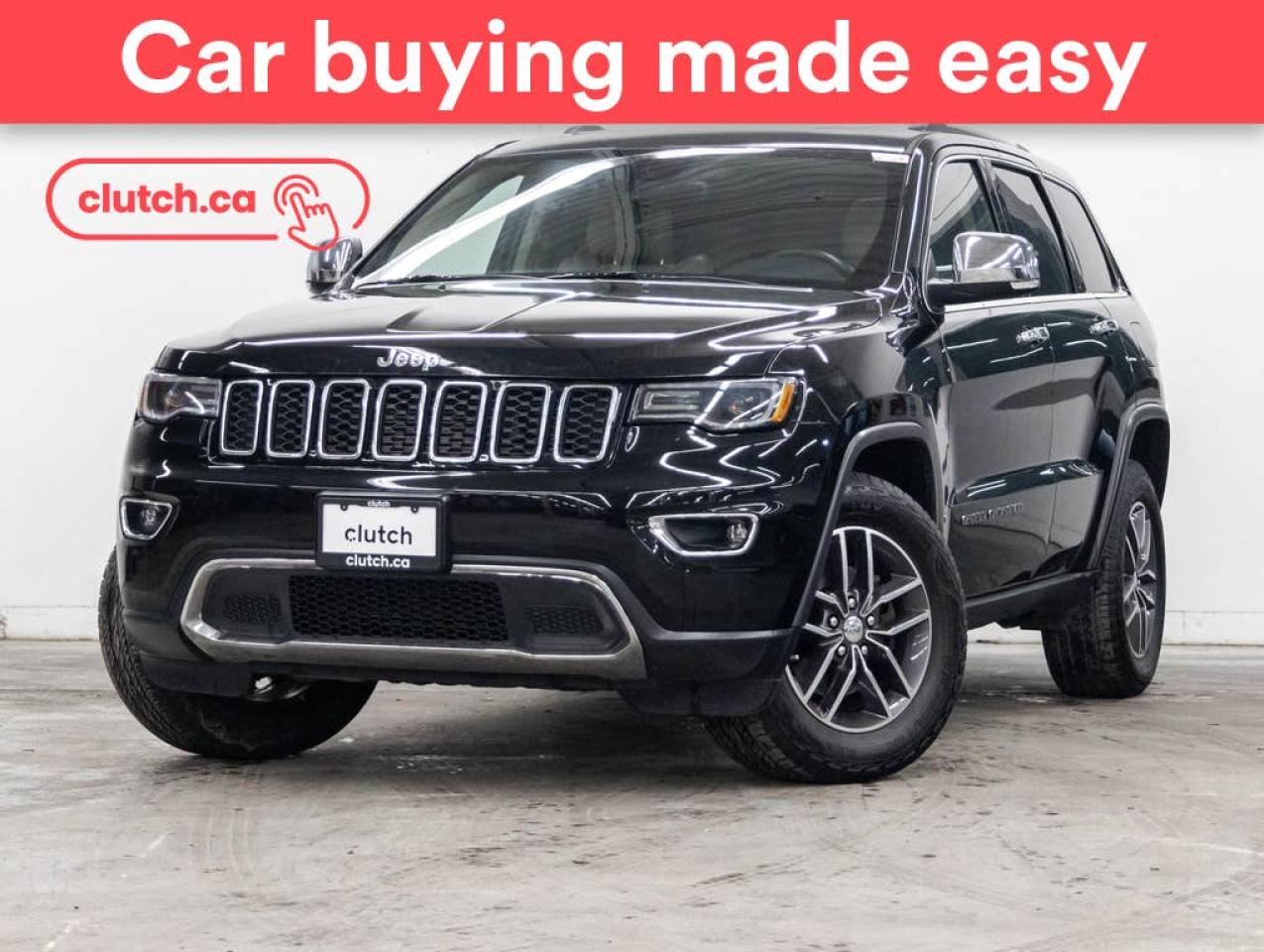 Used 2017 Jeep Grand Cherokee Limited 4x4 w/ Panoramic Sunroof, Dual Zone A/C, Rearview Cam for sale in Toronto, ON