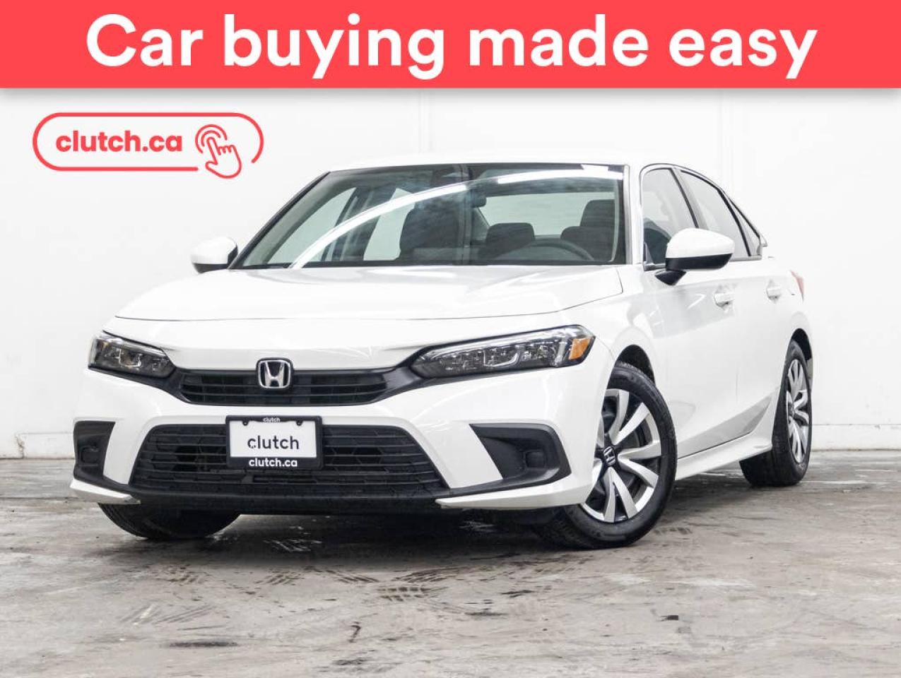 Used 2022 Honda Civic LX w/ Apple CarPlay & Android Auto, A/C, Rearview Cam for sale in Toronto, ON