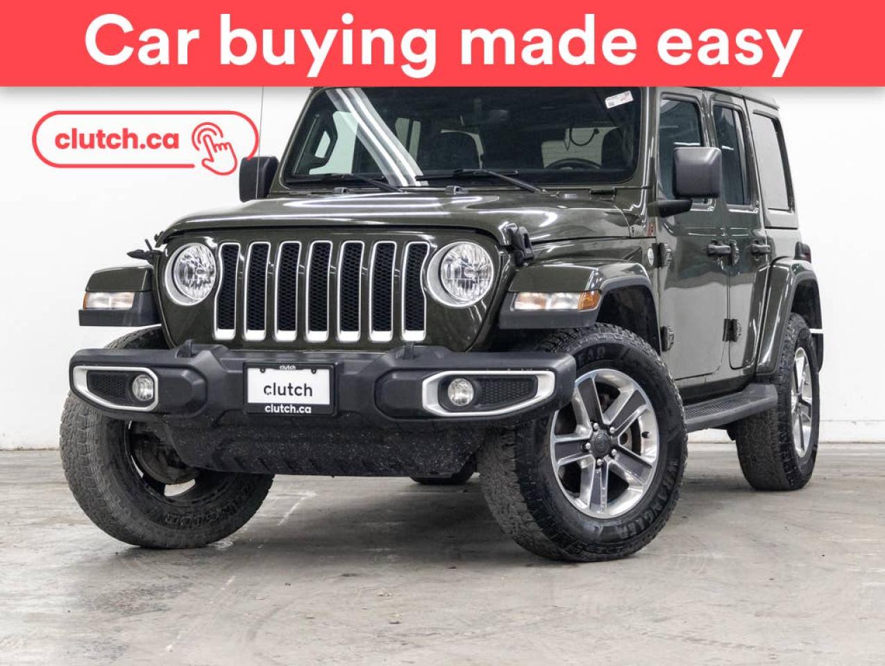 Used 2021 Jeep Wrangler Unlimited Sahara 4X4 w/ Apple CarPlay, Dual Zone A/C, Rearview Cam for sale in Toronto, ON