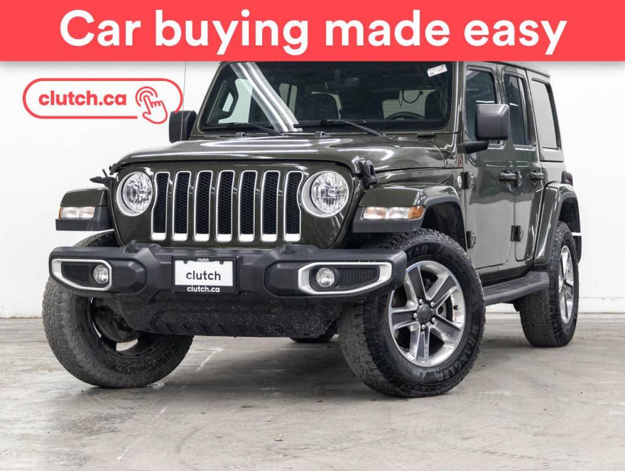 Used 2021 Jeep Wrangler Unlimited Sahara 4X4 w/ Apple CarPlay, Dual Zone A/C, Rearview Cam for sale in Toronto, ON