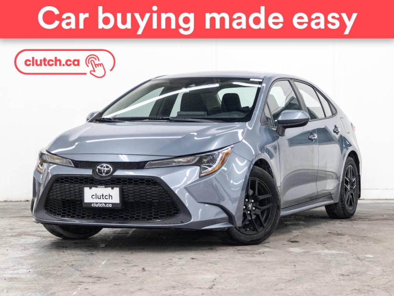 Used 2021 Toyota Corolla LE w/ Apple CarPlay & Android Auto, Heated Front Seats, Rearview Camera for sale in Toronto, ON