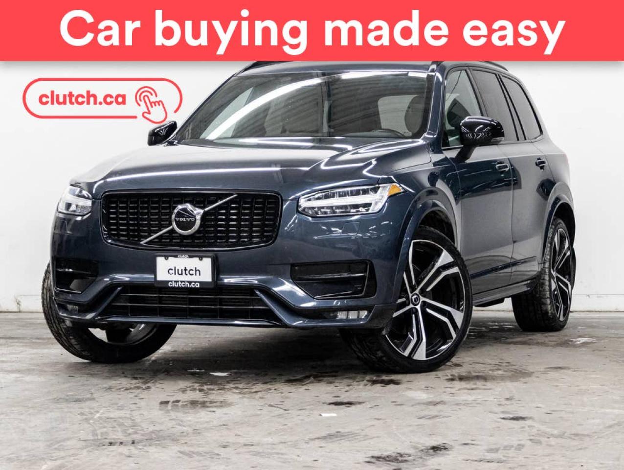 Used 2021 Volvo XC90 T6 R-Design AWD w/ Apple CarPlay & Android Auto, Panoramic Moonroof, Nav for sale in Toronto, ON