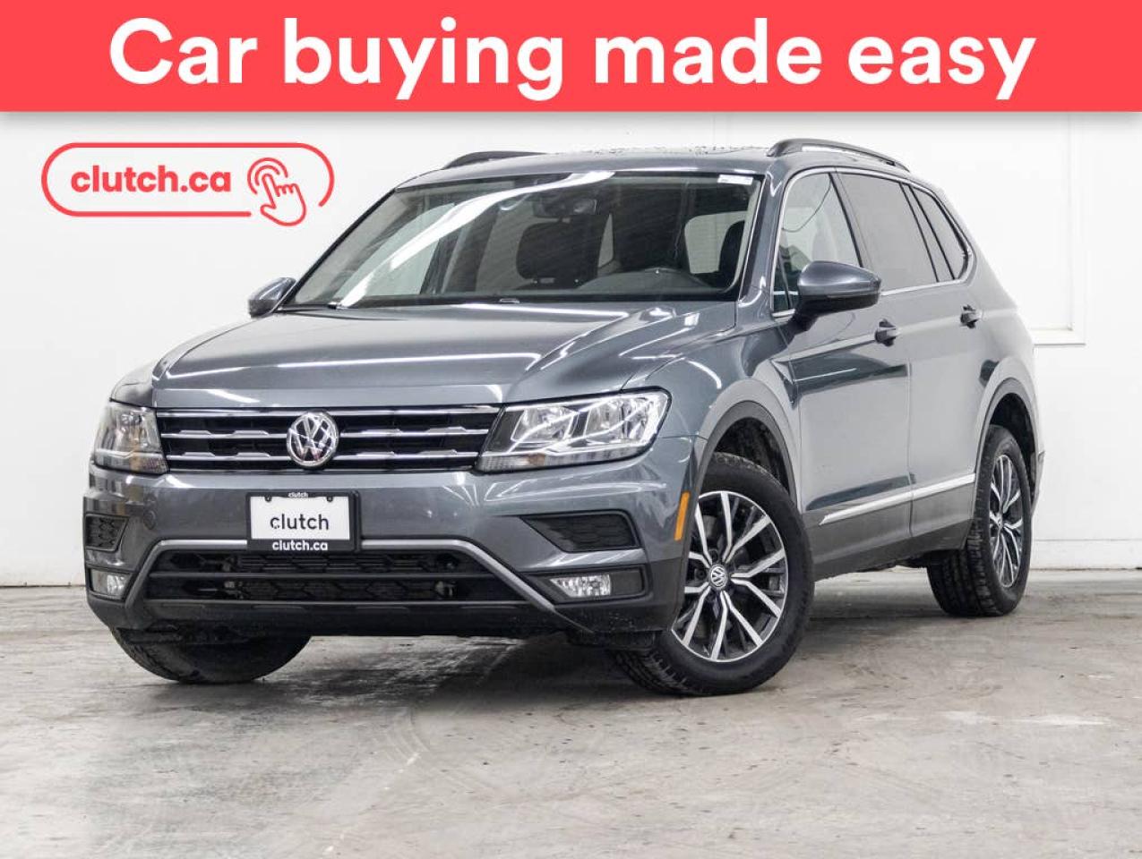 Used 2018 Volkswagen Tiguan Comfortline AWD w/ Apple CarPlay & Android Auto, Dual Zone A/C, Panoramic Sunroof for sale in Toronto, ON