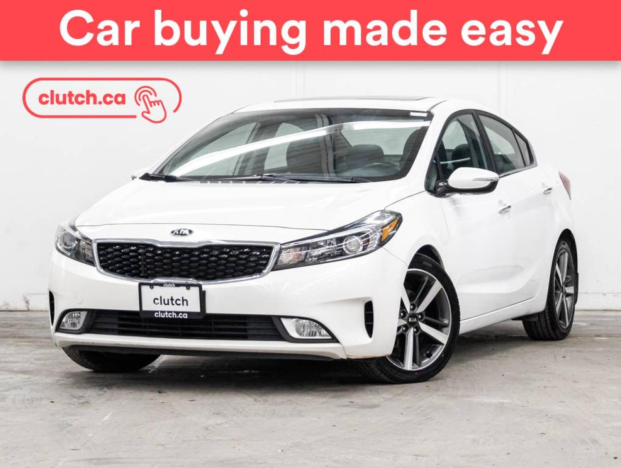 Used 2018 Kia Forte EX w/ Luxury Package w/ Apple CarPlay & Android Auto, Power Moonroof, Rearview Cam for sale in Toronto, ON