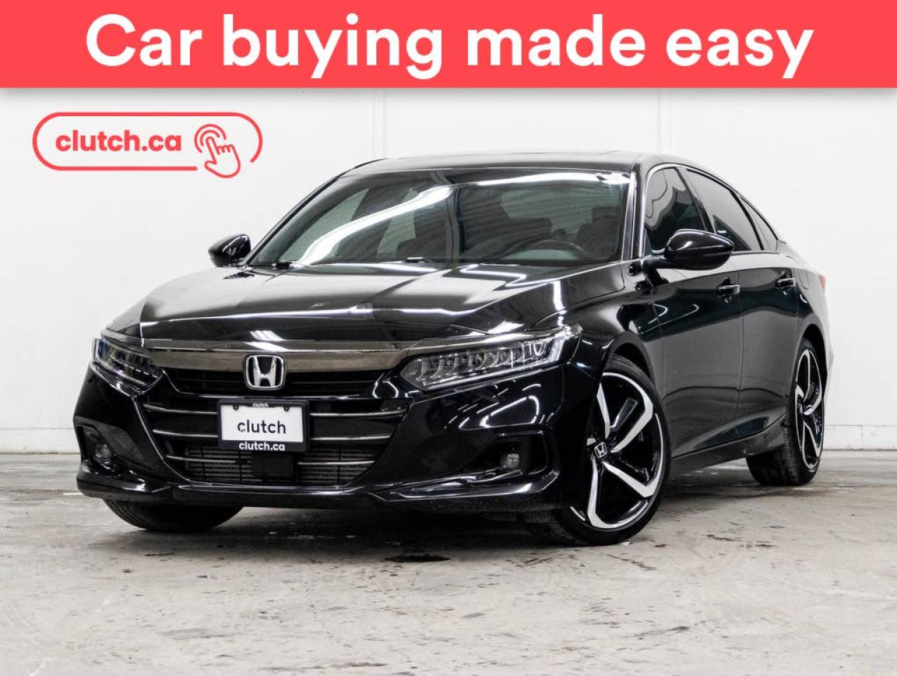 Used 2021 Honda Accord Sport 1.5T w/ Apple CarPlay & Android Auto, Heated Steering Wheel, Heated Front Seats for sale in Toronto, ON