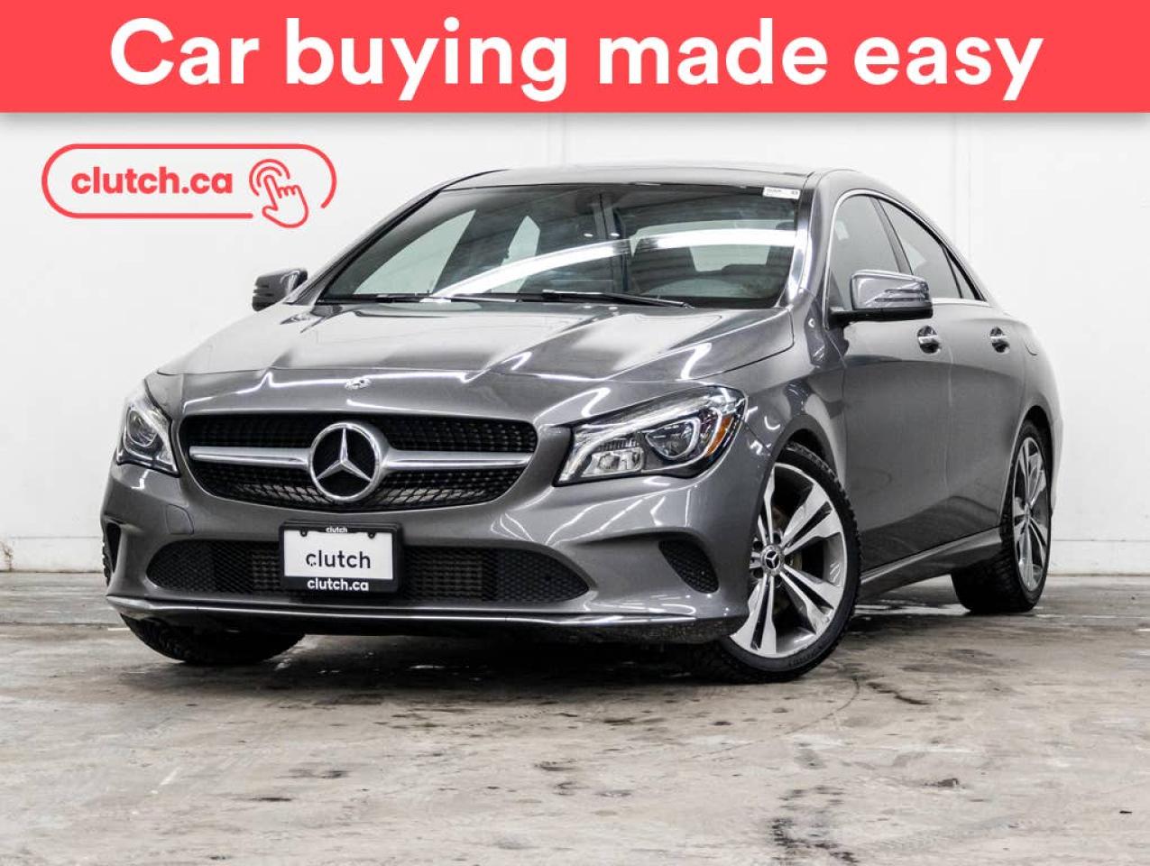 Used 2019 Mercedes-Benz CLA-Class 250 4Matic AWD w/ Apple CarPlay, Dual Zone A/C, Power Sunroof for sale in Toronto, ON