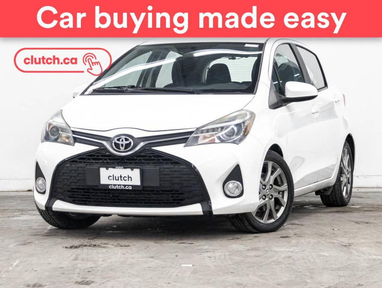 Used 2015 Toyota Yaris SE w/ Cruise Control, A/C, Bluetooth for sale in Toronto, ON