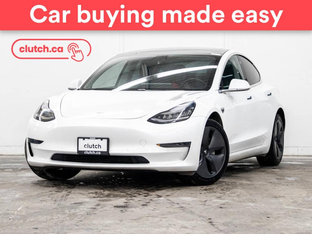 Used 2020 Tesla Model 3 Standard Range Plus w/ Autopilot, Nav, Glass Roof for sale in Toronto, ON