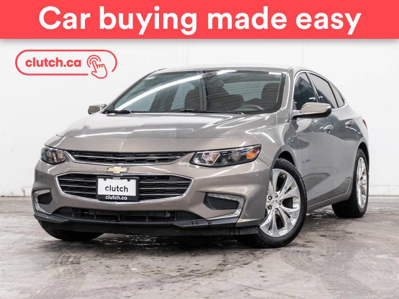 Used 2017 Chevrolet Malibu Premier w/ Apple CarPlay & Android Auto, Heated Steering Wheel, Heated Front Seats for sale in Toronto, ON