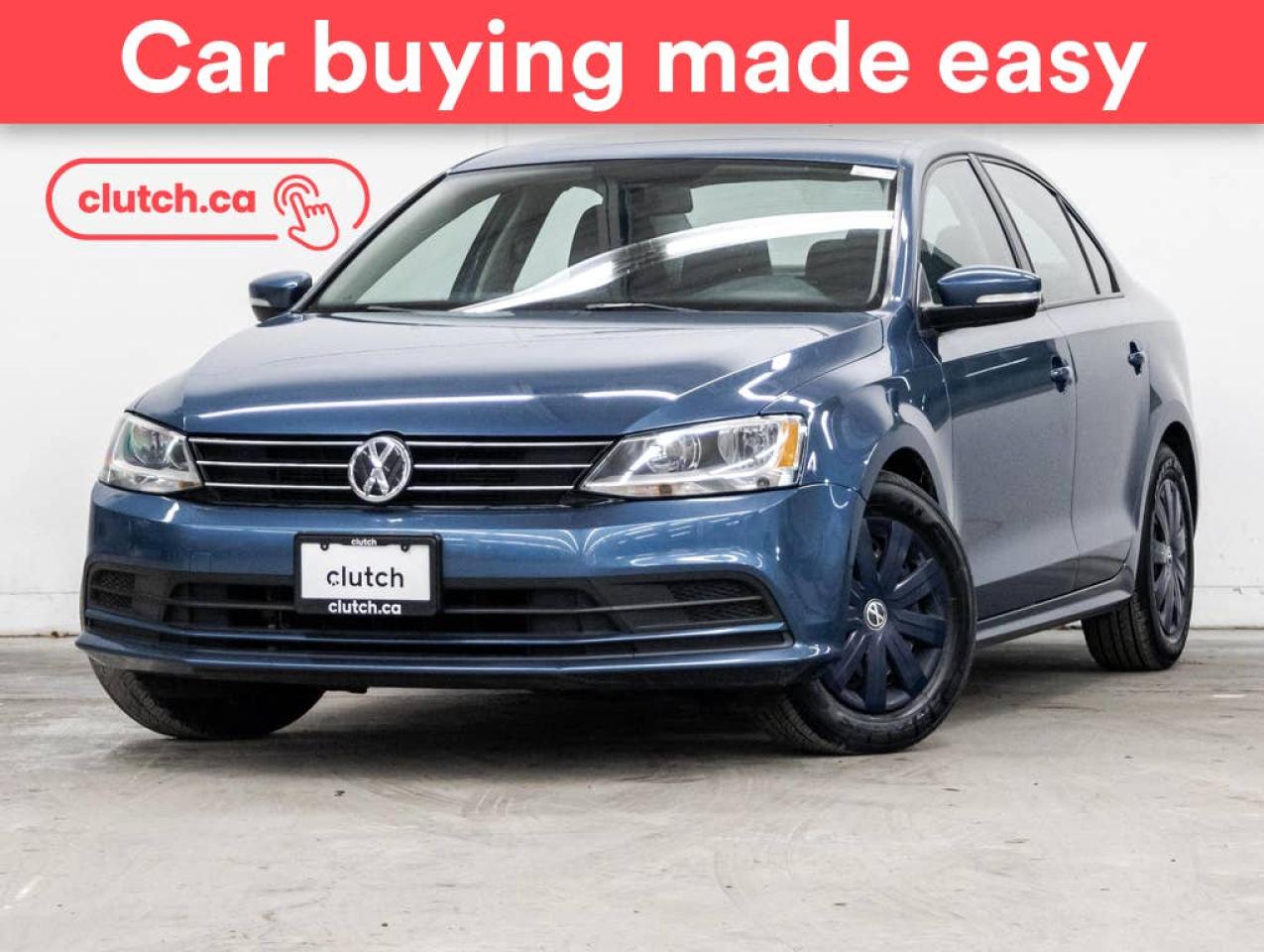 Used 2016 Volkswagen Jetta Trendline + w/ Android Auto, A/C, Rearview Cam for sale in Toronto, ON