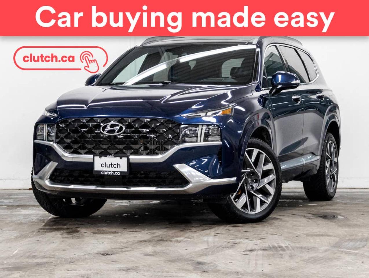 Used 2022 Hyundai Santa Fe Ultimate Calligraphy AWD w/ Apple CarPlay & Android Auto, Heated Steering Wheel, Heated Front Seats for sale in Toronto, ON