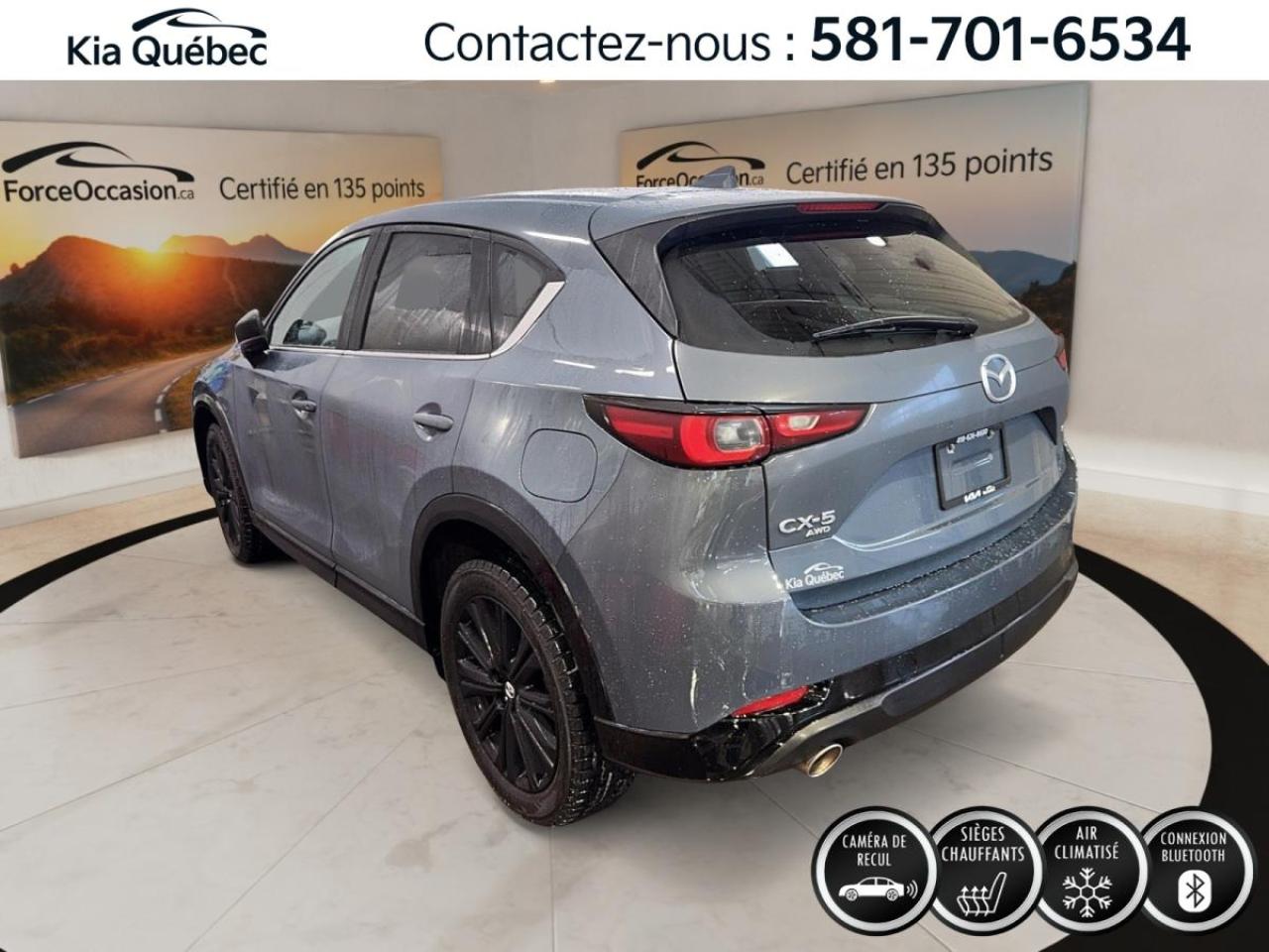 Used 2023 Mazda CX-5 GT SPORT DESIGN* AWD *CUIR  *TOIT *CAMÉRA *CARPLAY for sale in Québec, QC