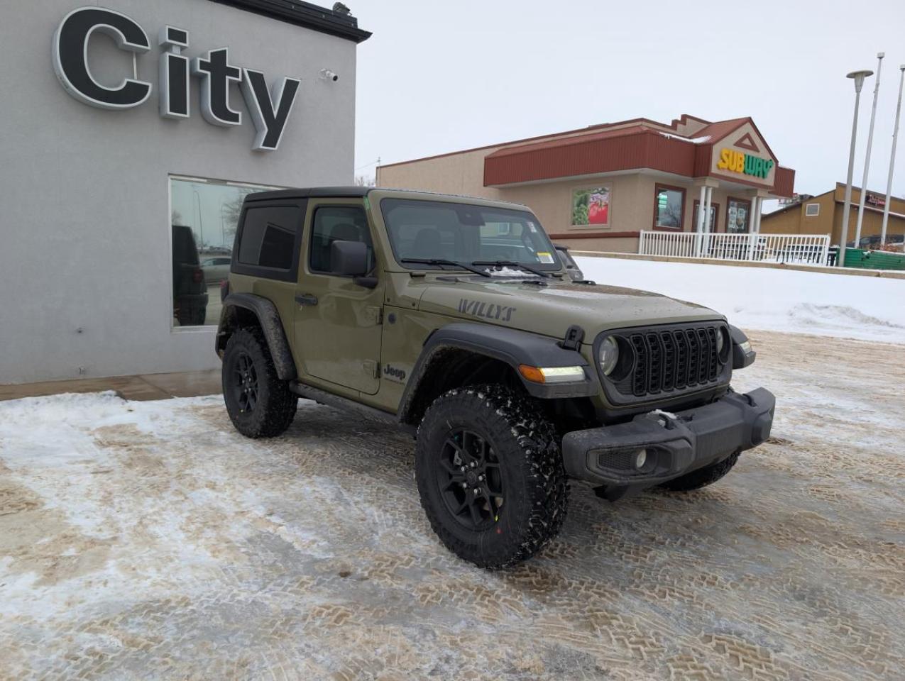 New 2025 Jeep Wrangler Willys 2 portes 4x4 for sale in Medicine Hat, AB