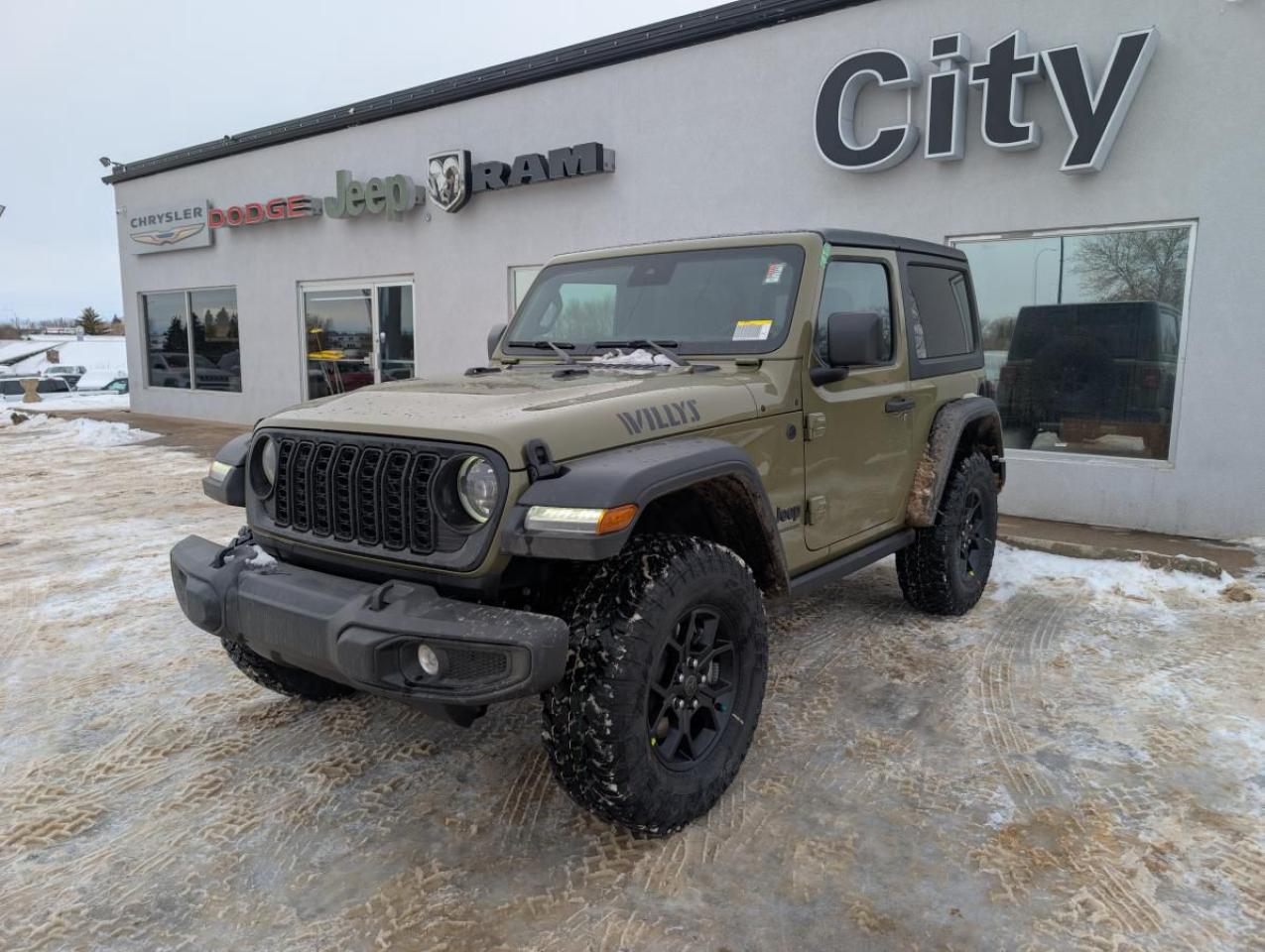New 2025 Jeep Wrangler Willys 2 portes 4x4 for sale in Medicine Hat, AB