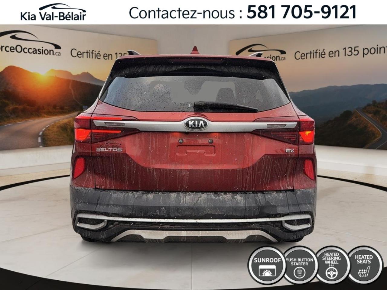 Used 2021 Kia Seltos EX A/C * AWD * TOIT * CUIR * CARPLAY * CAMÉRA * for sale in Québec, QC