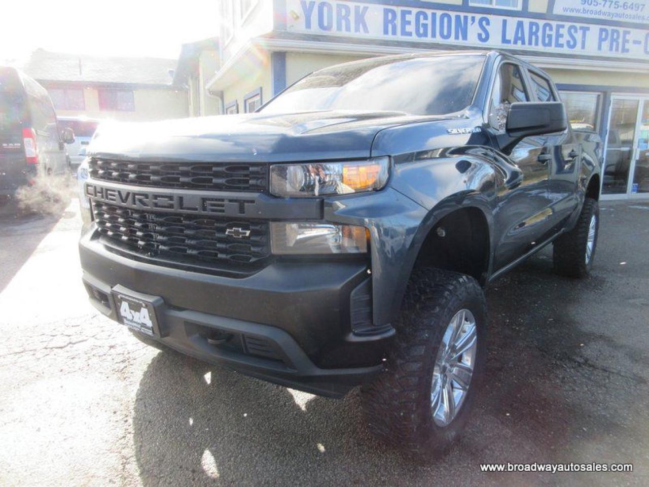 Used 2021 Chevrolet Silverado 1500 FUN-TO-DRIVE LS-EDITION 6 PASSENGER 5.3L - V8.. 4X4.. CREW-CAB.. SHORTY.. TRAILER BRAKE.. LEATHER.. BACK-UP CAMERA.. BLUETOOTH SYSTEM.. for sale in Bradford, ON