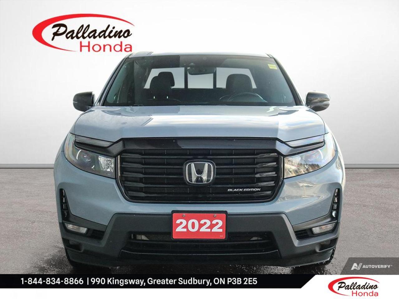 Used 2022 Honda Ridgeline Black Edition for sale in Greater Sudbury, ON