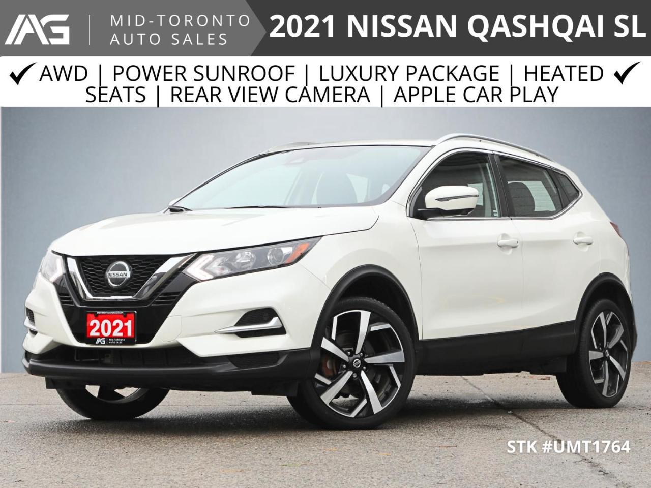 Used 2021 Nissan Qashqai SL -  AWD - Power Sun Roof - Alloy Wheels - Leather for sale in North York, ON