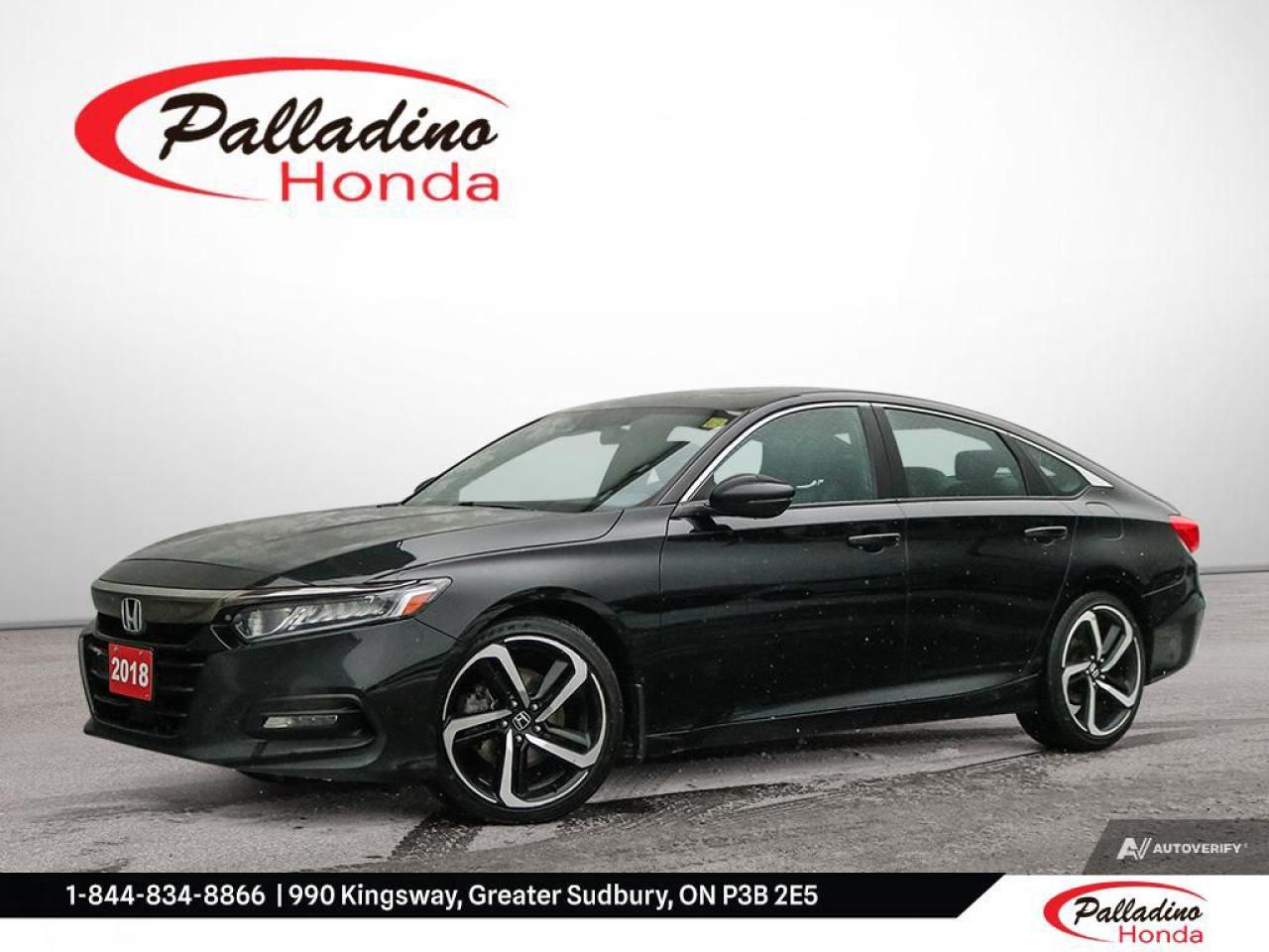 Used 2018 Honda Accord Sedan Sport for sale in Greater Sudbury, ON