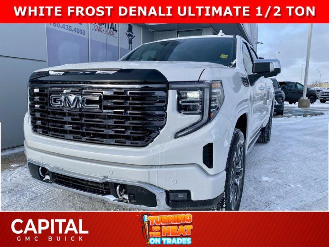 Dont miss out on this 2025 Limited Production DENALI ULTIMATE Sierra 1500 with the Duramax Diesel Engine. Equipped with 16-way power front seats including MASSAGE feature, Body Color Arch Moldings, Handsfree Super Cruise, Bose Premium Stereo, the EXCLUSIVE Luxury Alpine Umber Interior, 22 Aluminum, Midnight with Chrome Inserts wheels, power-retractable assist steps with perimeter lighting, Power sunroof, Advanced Technology package, adaptive cruise, rear camera mirror, heads-up display, VADER CHROME, Body Color Arch Moldings and much much more!Ask for the Internet Department for more information or book your test drive today! Text 825-445-0521 for fast answers at your fingertips!AMVIC Licensed Dealer - Licence Number B1044900Disclaimer: All prices are plus taxes and include all cash credits and loyalties. See dealer for details. AMVIC Licensed Dealer # B1044900