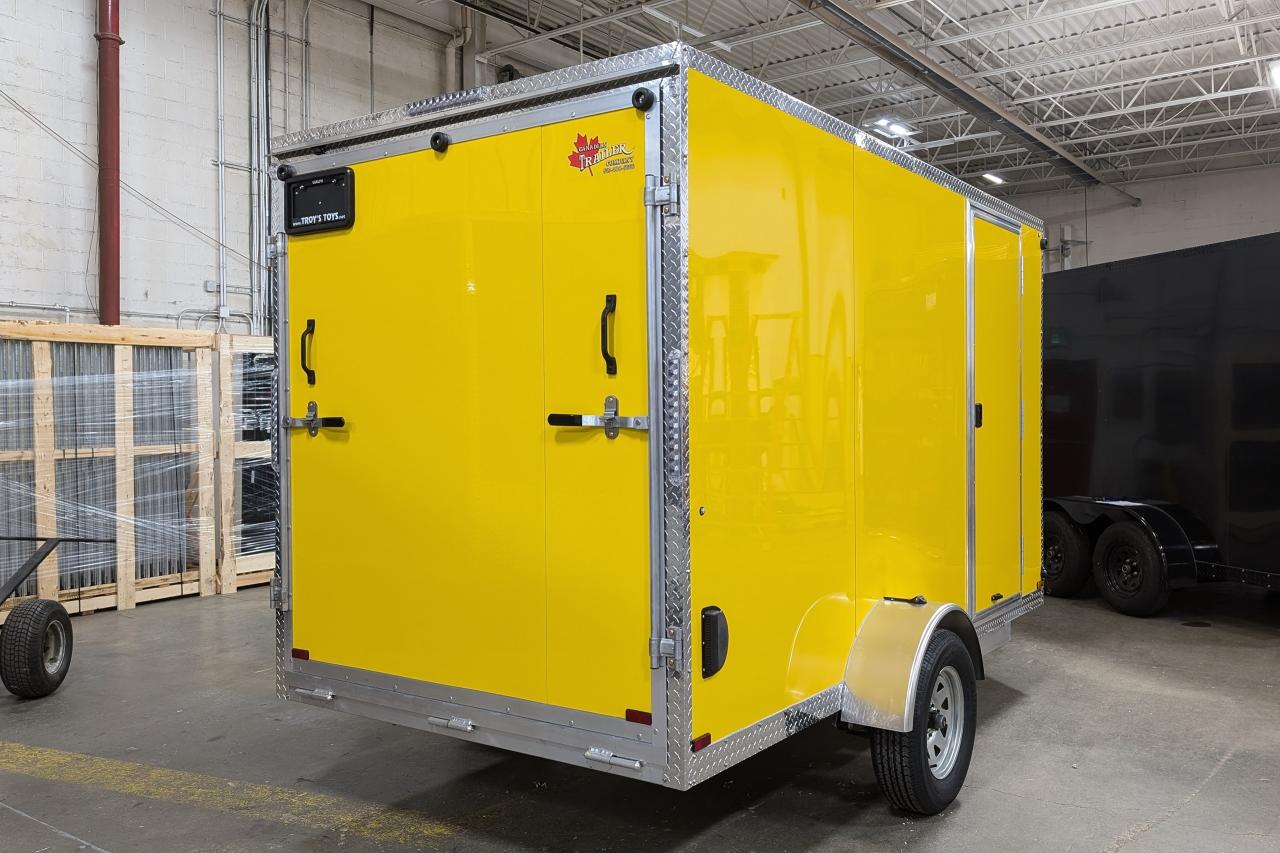2024 Canadian Trailer Company 6x12 V-Nose Cargo Trailer Aluminum Single Axle Photo8