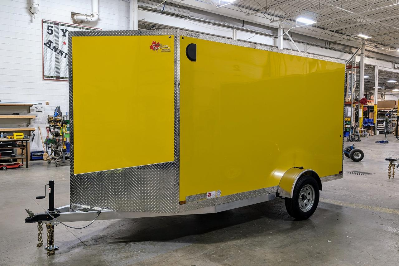 2024 Canadian Trailer Company 6x12 V-Nose Cargo Trailer Aluminum Single Axle Photo7