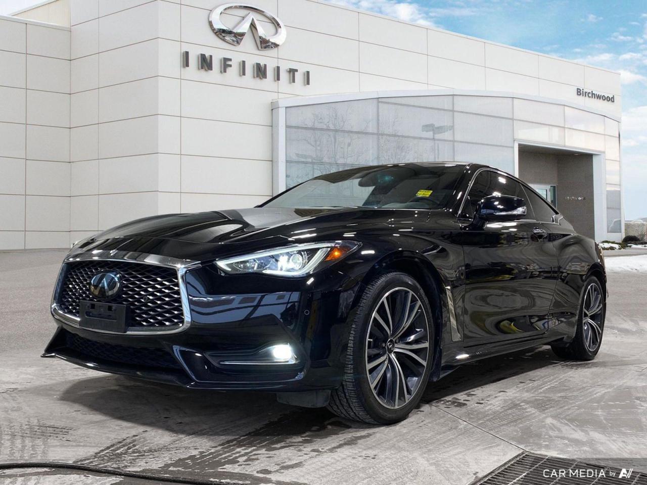 Used 2021 Infiniti Q60 LUXE Locally Owned | Low KM's for sale in Winnipeg, MB