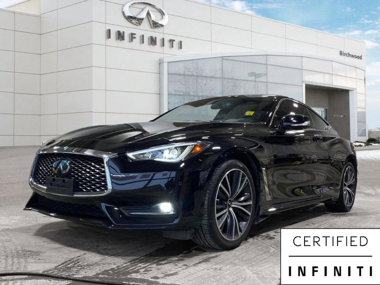 Used 2021 Infiniti Q60 LUXE Locally Owned | Low KM's for sale in Winnipeg, MB