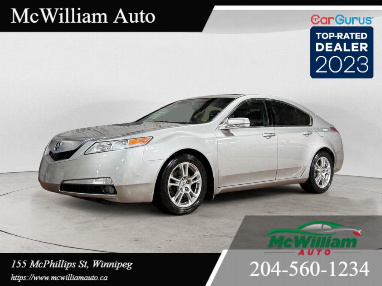 Used 2009 Acura TL 3.5L w/Nav Pkg |ZERO ACCIDENTS|LOCAL|LTHR INTERIOR| for sale in Winnipeg, MB